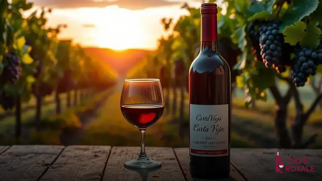 Vinho Carta Vieja Cabernet Sauvignon