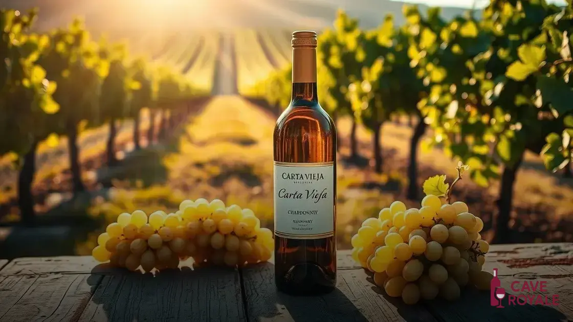 Vinho Chileno Branco Carta Vieja Chardonnay