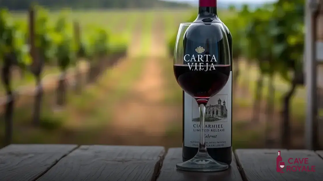 Vinho Chileno Carta Vieja Limited Release Cabernet