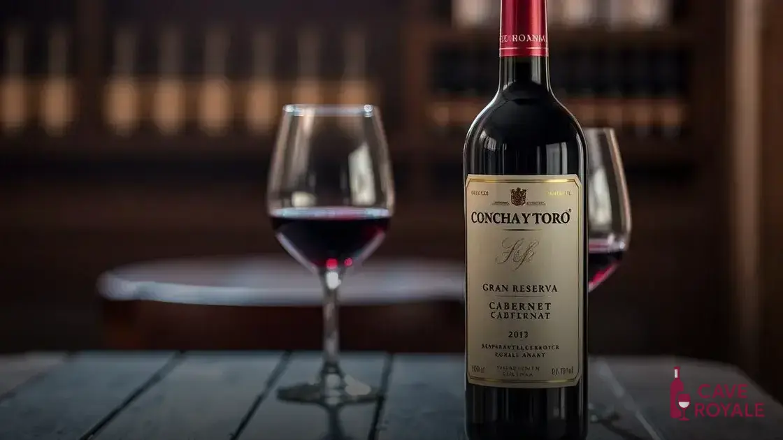 Vinho Chileno Concha Y Toro Gran Reserva Cabernet