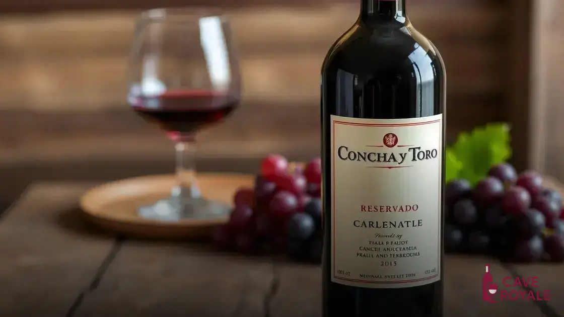 Vinho Chileno Concha Y Toro Reservado Carménère