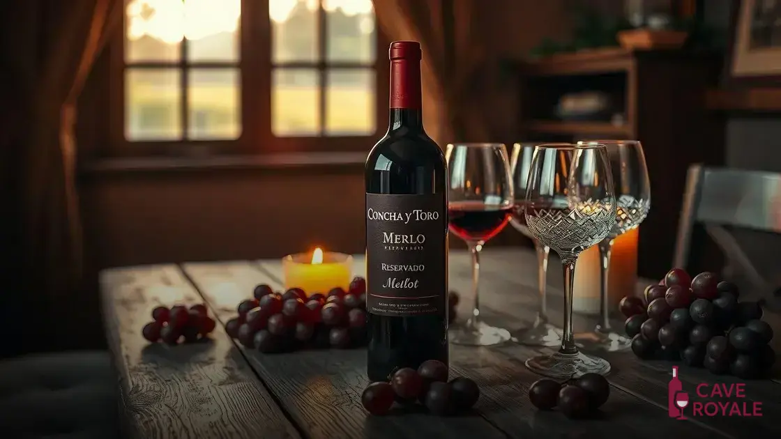 Vinho Chileno Concha Y Toro Reservado Merlot