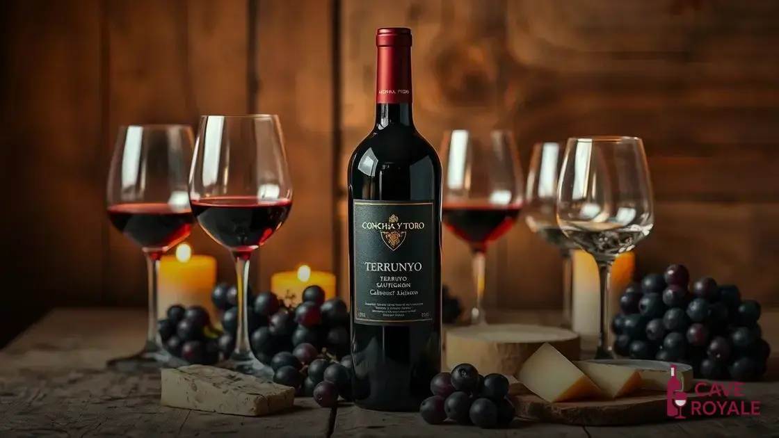 Vinho Concha Y Toro Terrunyo Cabernet Sauvignon