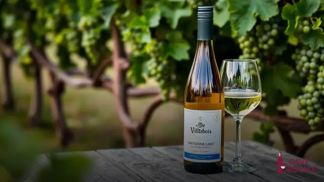 Vinho Francês Branco J. De Villebois Sauvignon Blanc