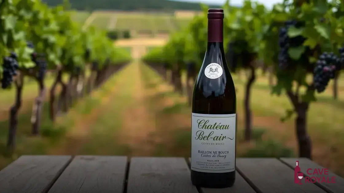 Vinho Francês Château Bel-Air Raillon Côtes De Bourg