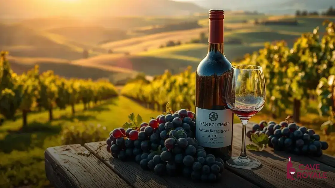 Vinho Francês Jean Bouchard Coteaux Bourguignons A.O.C.