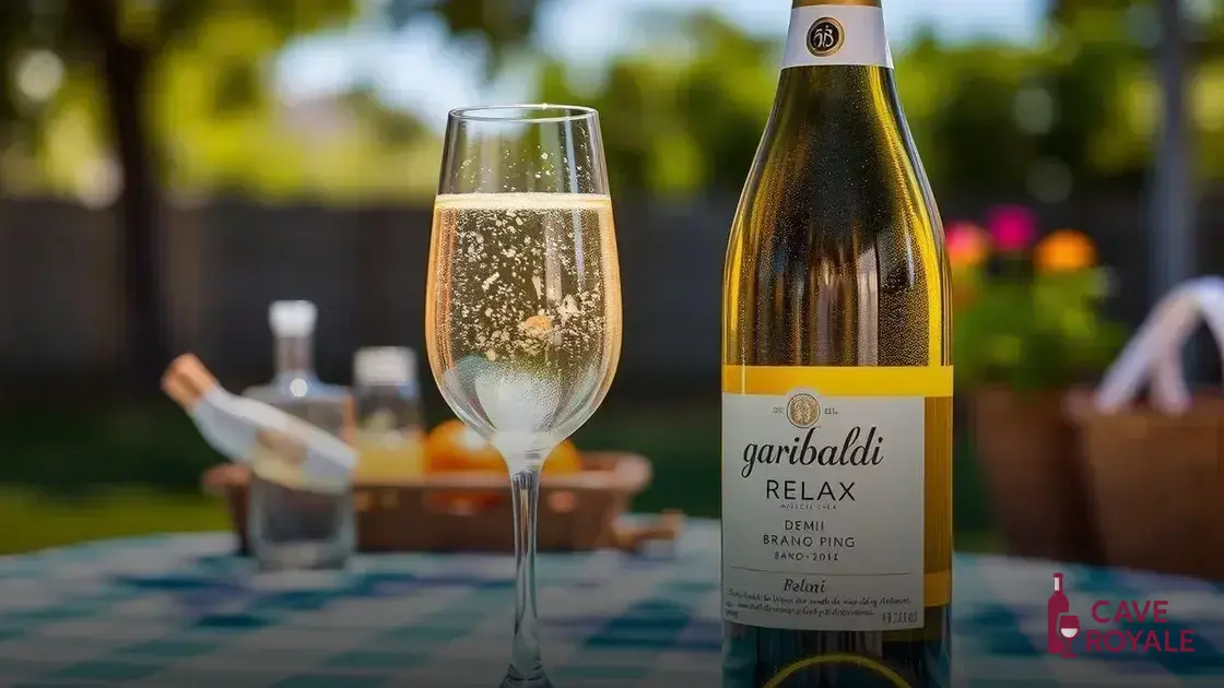 Vinho Frisante Garibaldi Relax Branco Demi-Sec