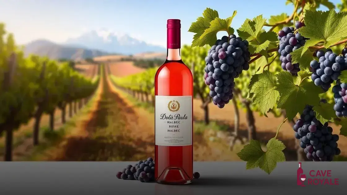 Vinho Rosé Argentino Doña Paula Malbec