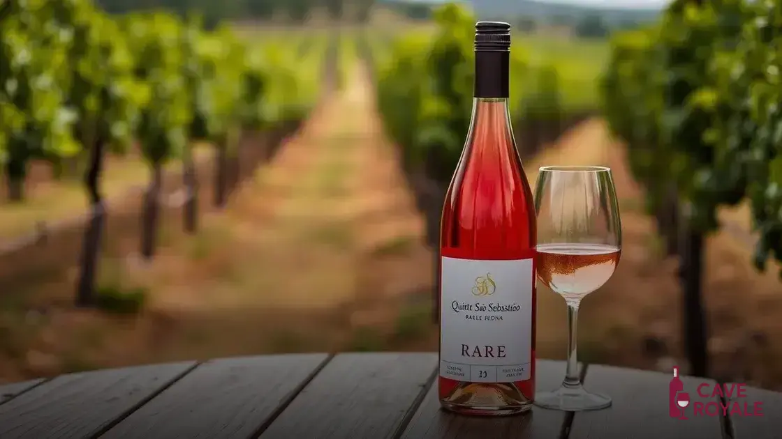 Vinho Rosé Português Quinta São Sebastião Rare