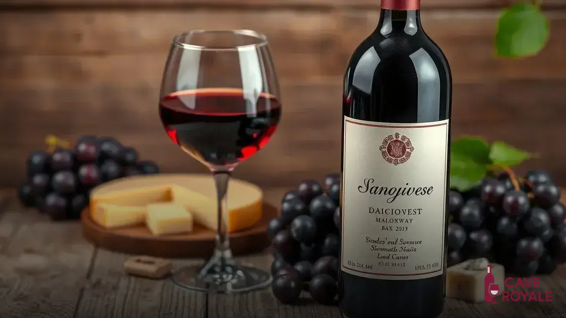 Vinho sangiovese: 7 exemplares para experimentar!