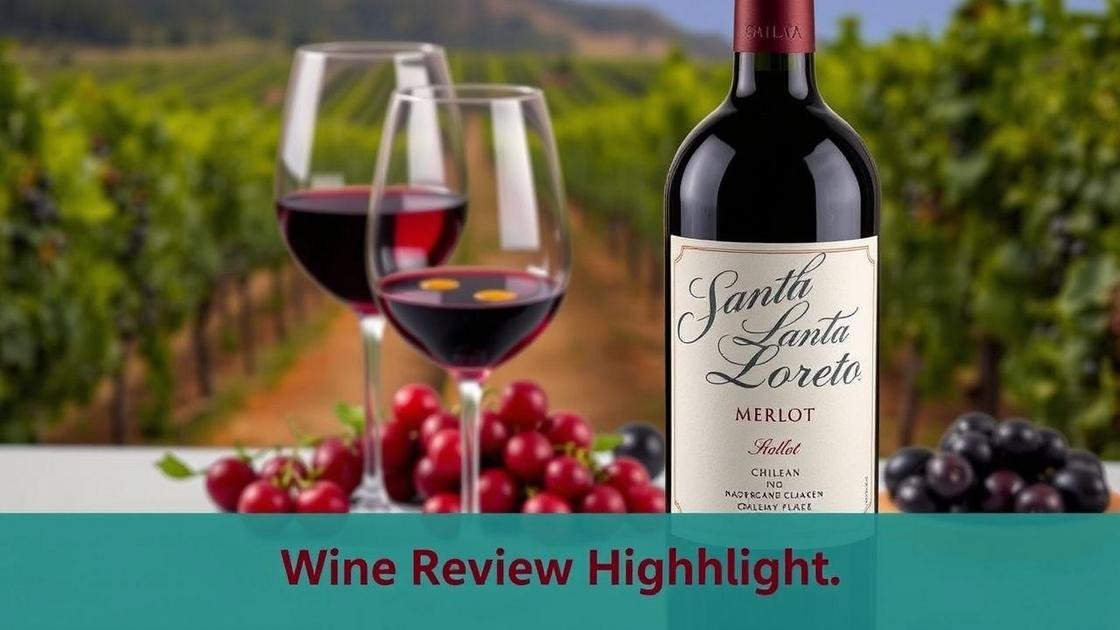 Vinho Santa Loreto Merlot 2025: Vale a Pena? Review Completo