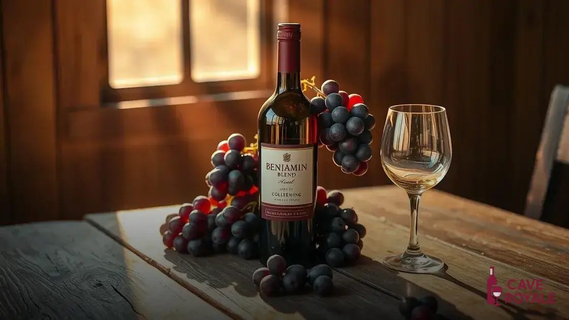 Vinho Tinto Argentino Benjamin Blend