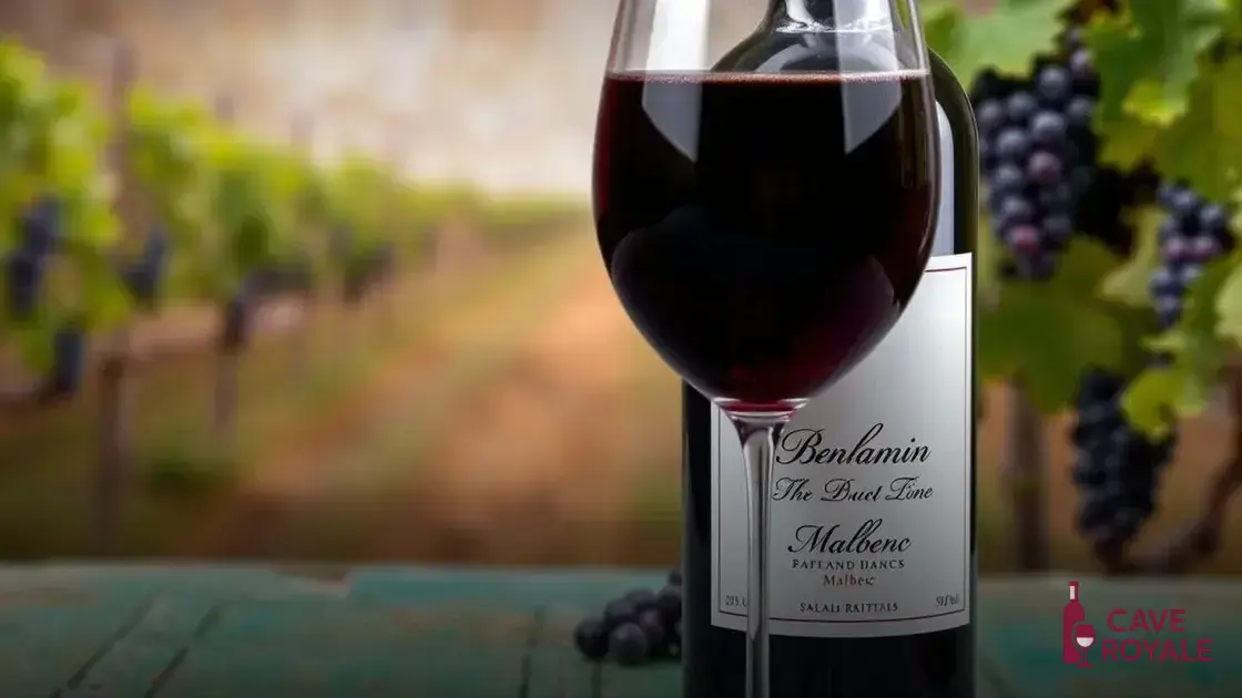 Vinho Tinto Argentino Benjamin Malbec