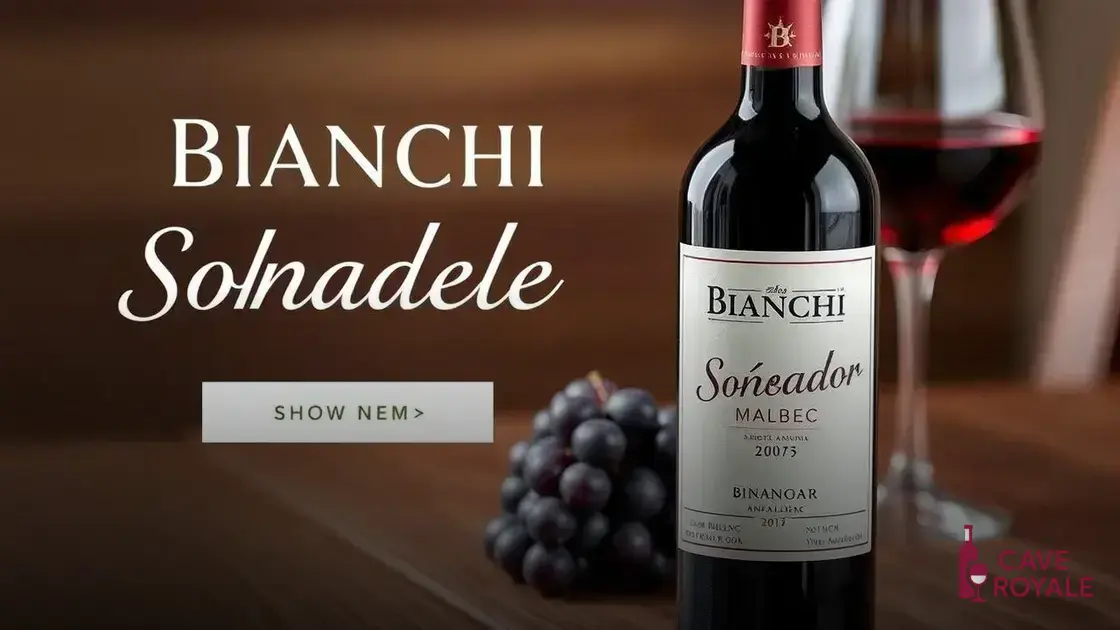 Vinho Tinto Argentino Bianchi Soñador Malbec