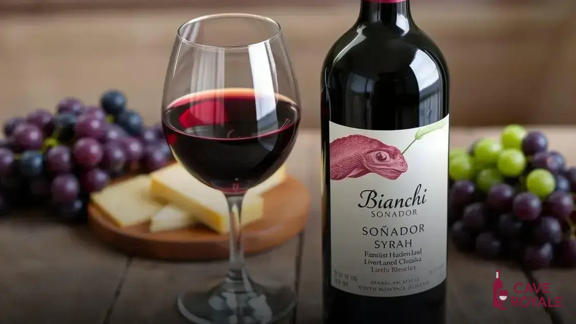Vinho Tinto Argentino Bianchi Soñador Syrah