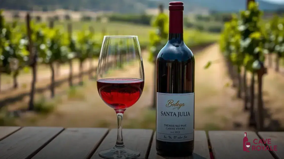 Vinho Tinto Argentino Bodega Santa Julia Innovacíon