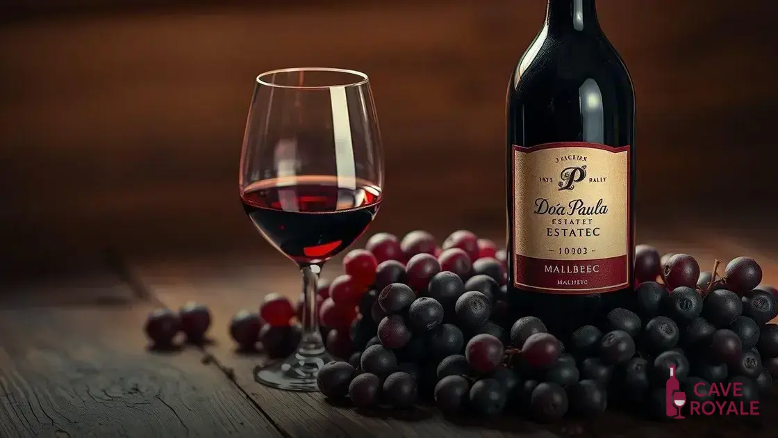 Vinho Tinto Argentino Doña Paula Estate Malbec