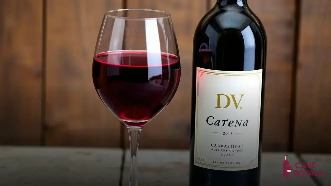 Vinho Tinto Argentino DV Catena Cabernet-Malbec