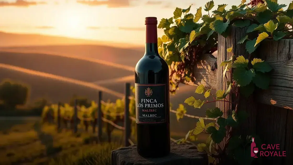 Vinho Tinto Argentino Finca Los Primos Malbec