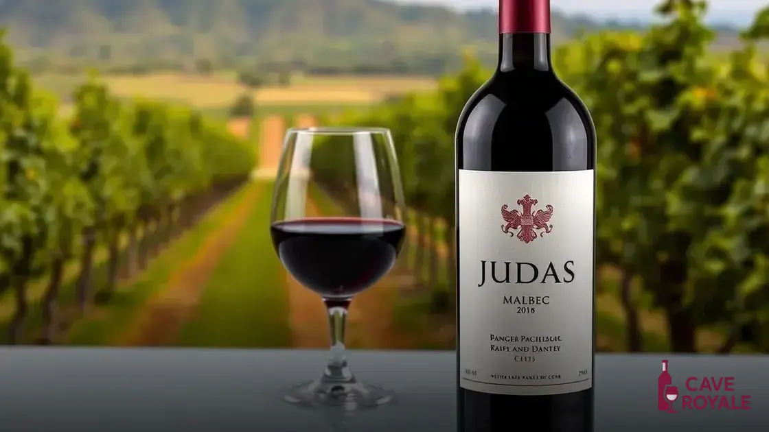 Vinho Tinto Argentino Judas Malbec