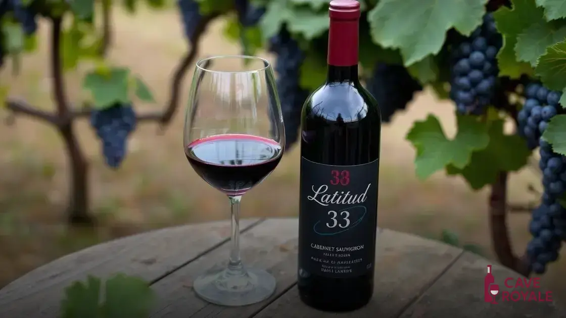 Vinho Tinto Argentino Latitud 33 Cabernet Sauvignon