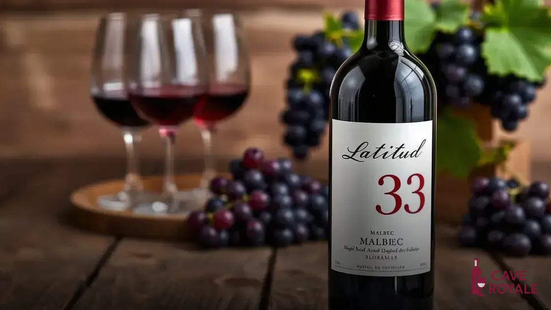 Vinho Tinto Argentino Latitud 33 Malbec