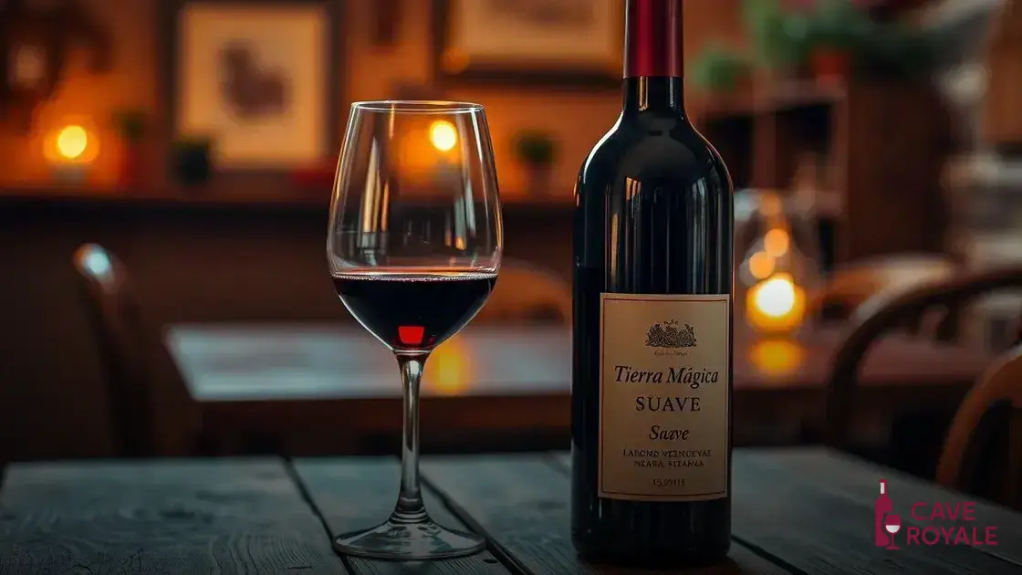 Vinho Tinto Argentino Tierra Mágica Suave