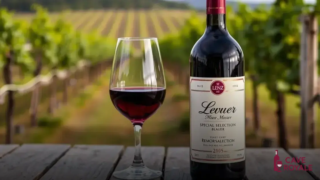 Vinho Tinto Austríaco Lenz Moser Special Selection Blauer