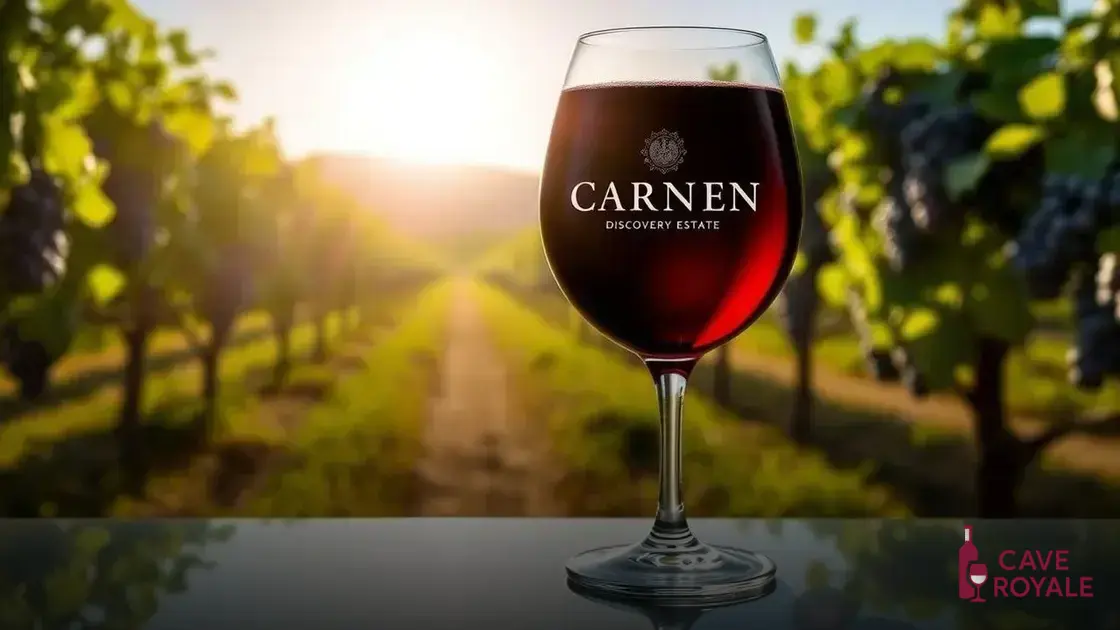 Vinho Tinto Carmen Discovery Estate Selección Carménère