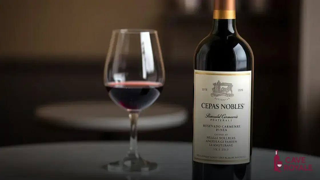 Vinho Tinto Chileno Cepas Nobles Reservado Carménère