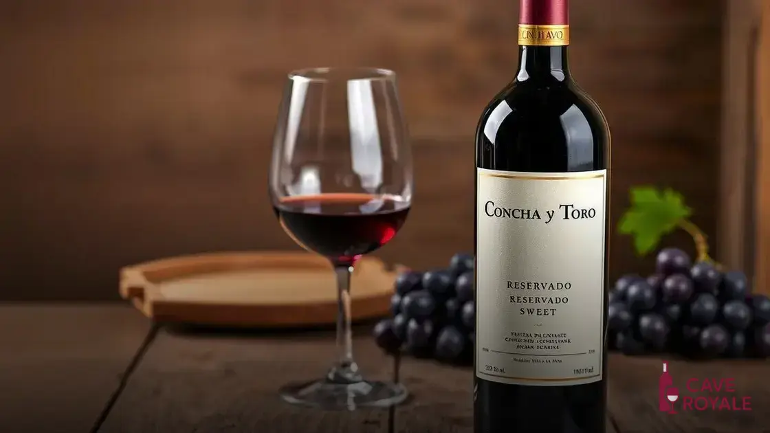 Vinho Tinto Chileno Concha Y Toro Reservado Sweet