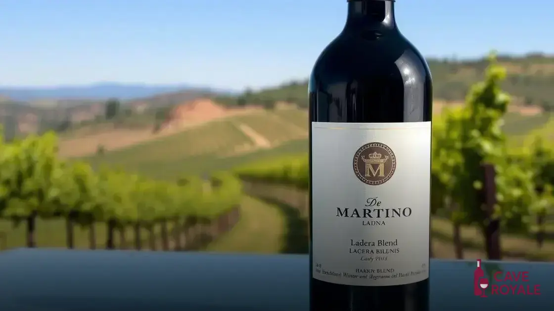 Vinho Tinto Chileno De Martino Ladera Blend