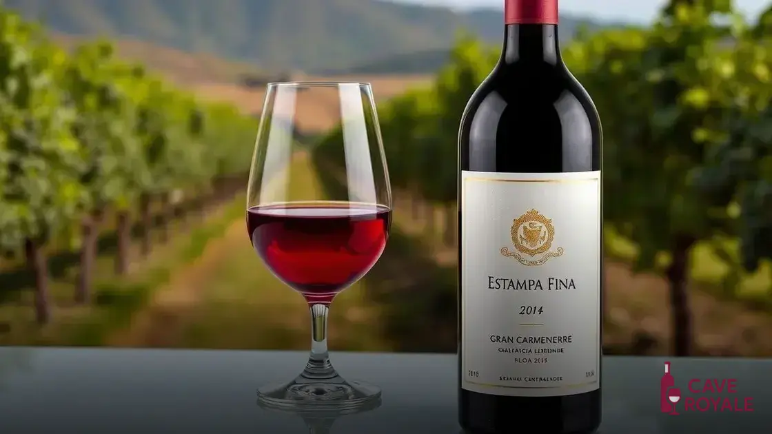 Vinho Tinto Chileno Estampa Fina Gran Carménère