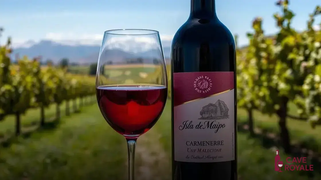 Vinho Tinto Chileno Isla De Maipo Carménère