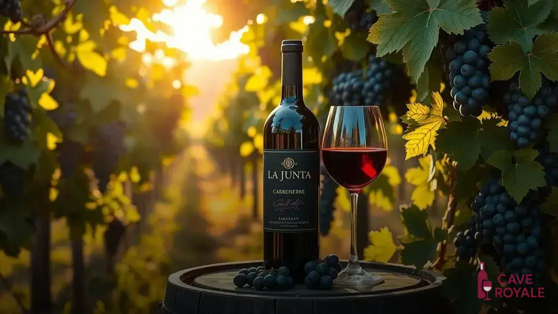 Vinho Tinto Chileno La Junta Carmenère