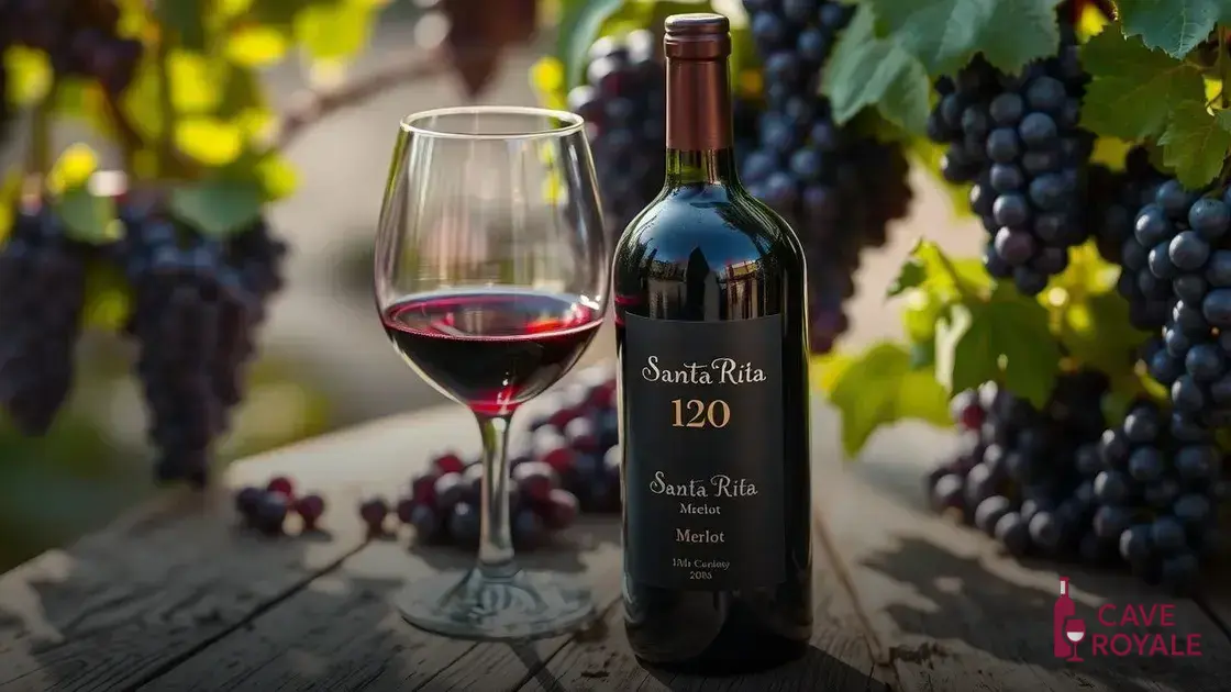 Vinho Tinto Chileno Santa Rita 120 Merlot