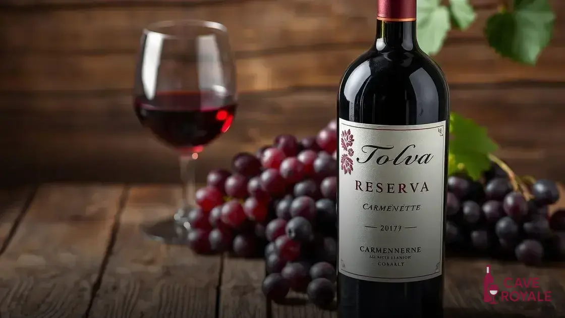 Vinho Tinto Chileno Tolva Reserva Carménère