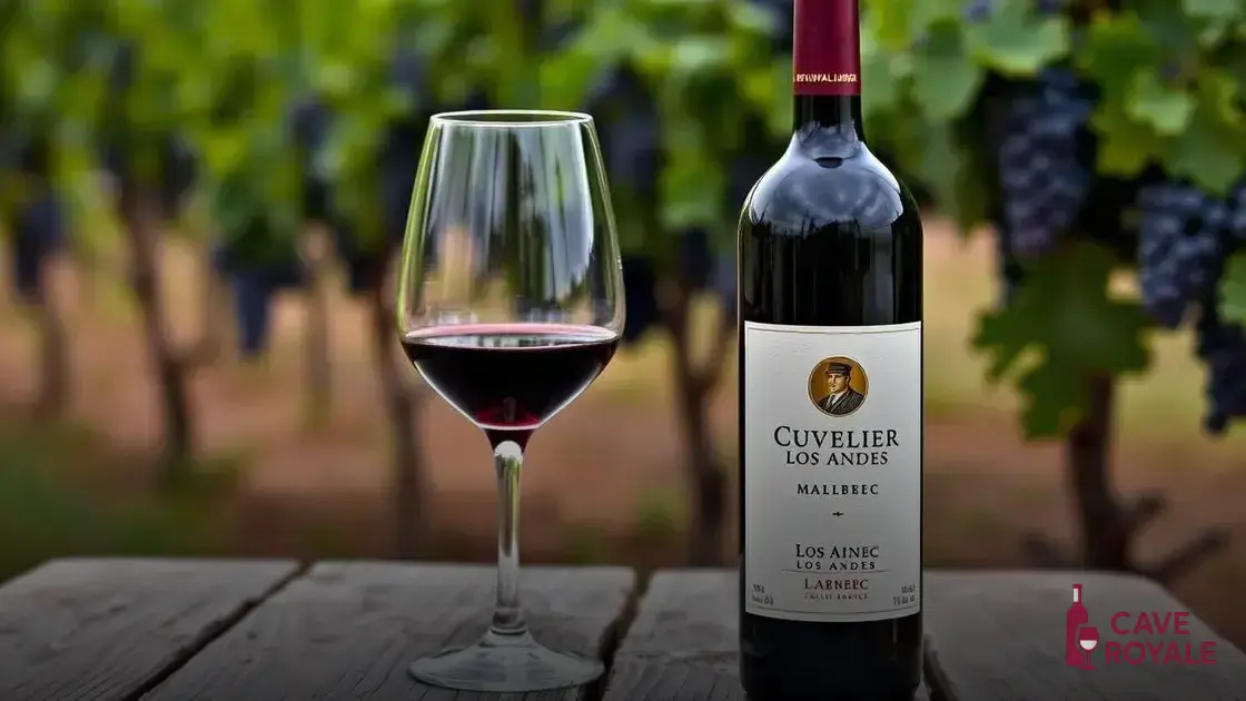 Vinho Tinto Cuvelier Los Andes Malbec