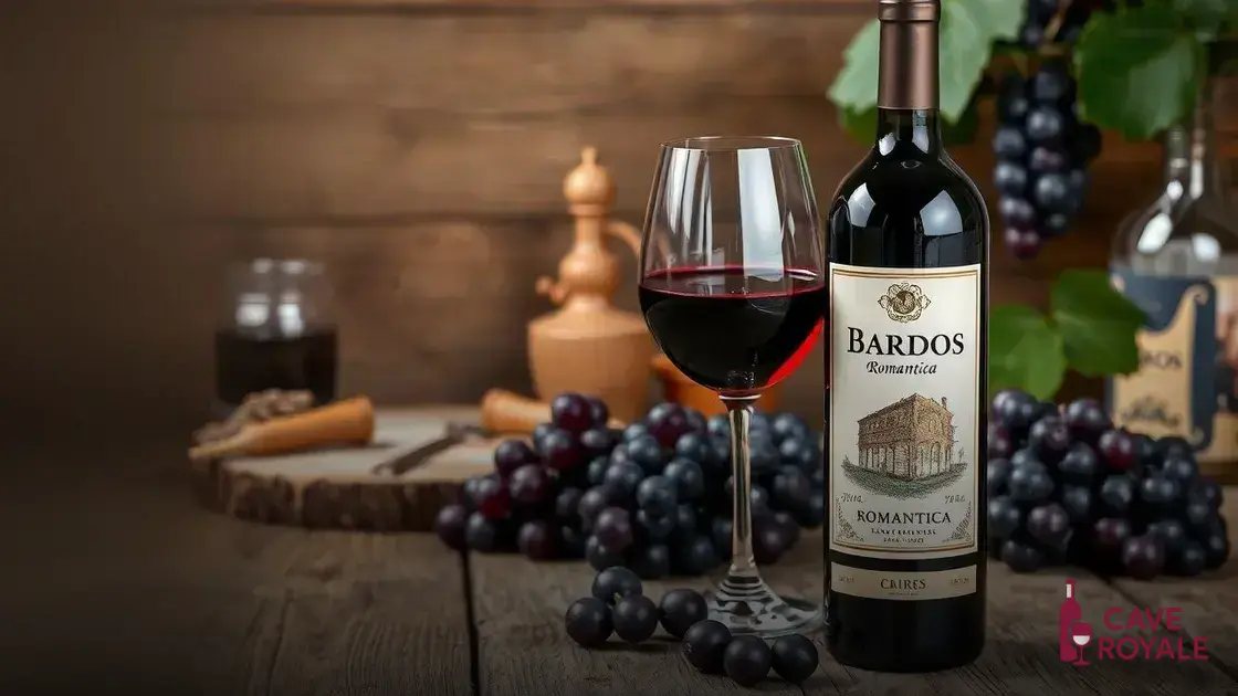 Vinho Tinto Espanhol Bardos Romántica Ribera Del Duero