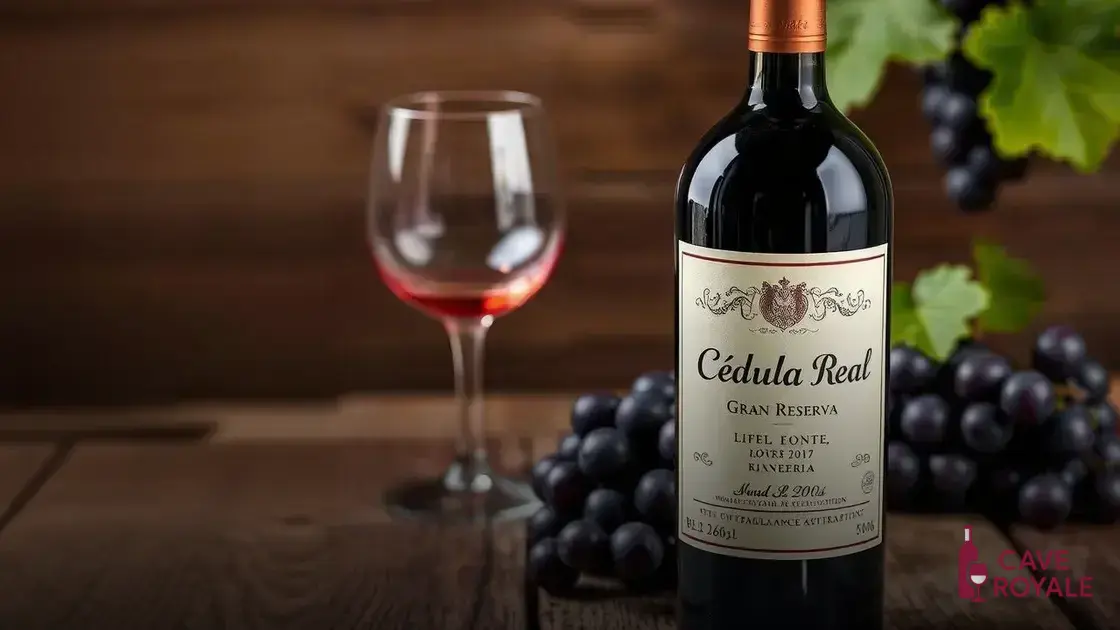 Vinho Tinto Espanhol Cédula Real Gran Reserva