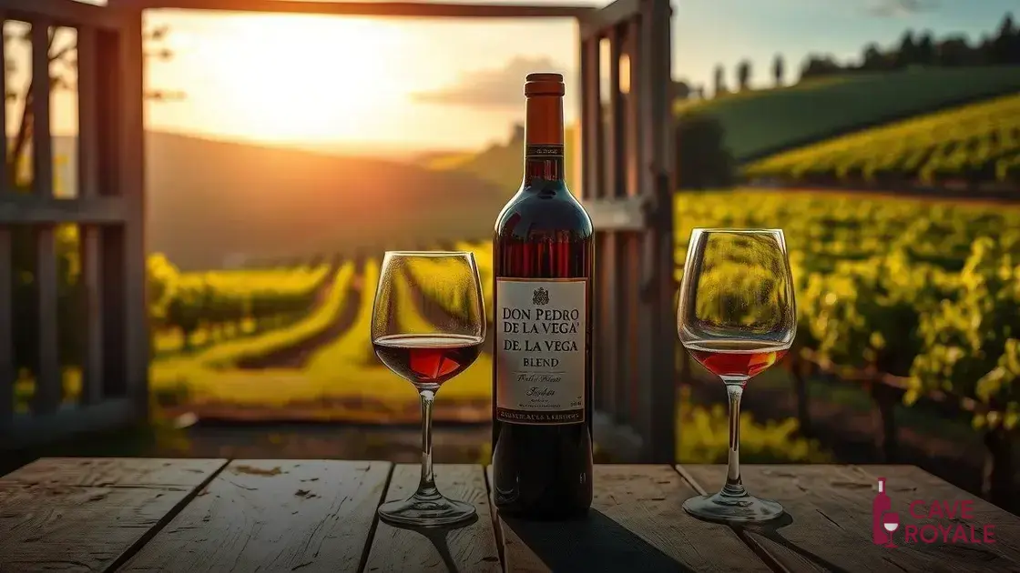 Vinho Tinto Espanhol Don Pedro De La Vega Blend