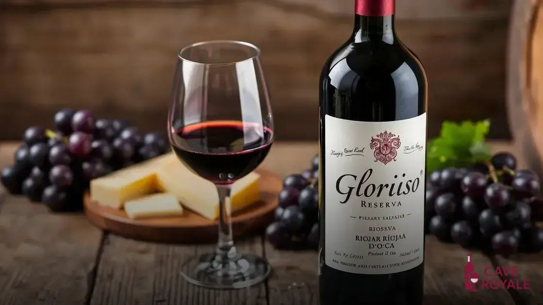 Vinho Tinto Espanhol Glorioso Reserva Rioja D.O.Ca