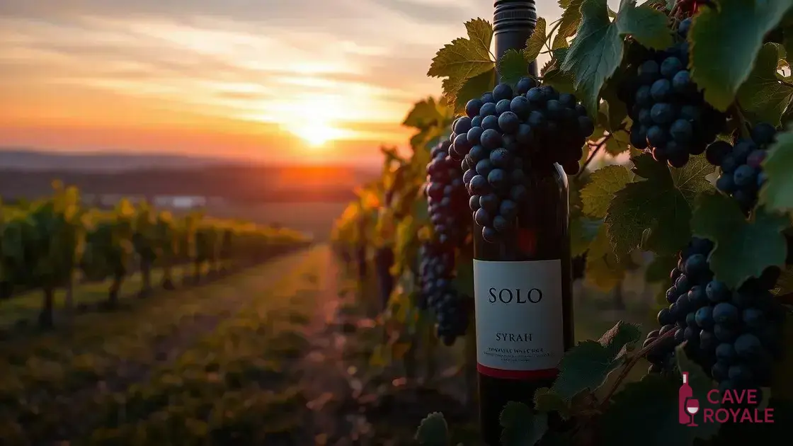 Vinho Tinto Espanhol Solo Syrah