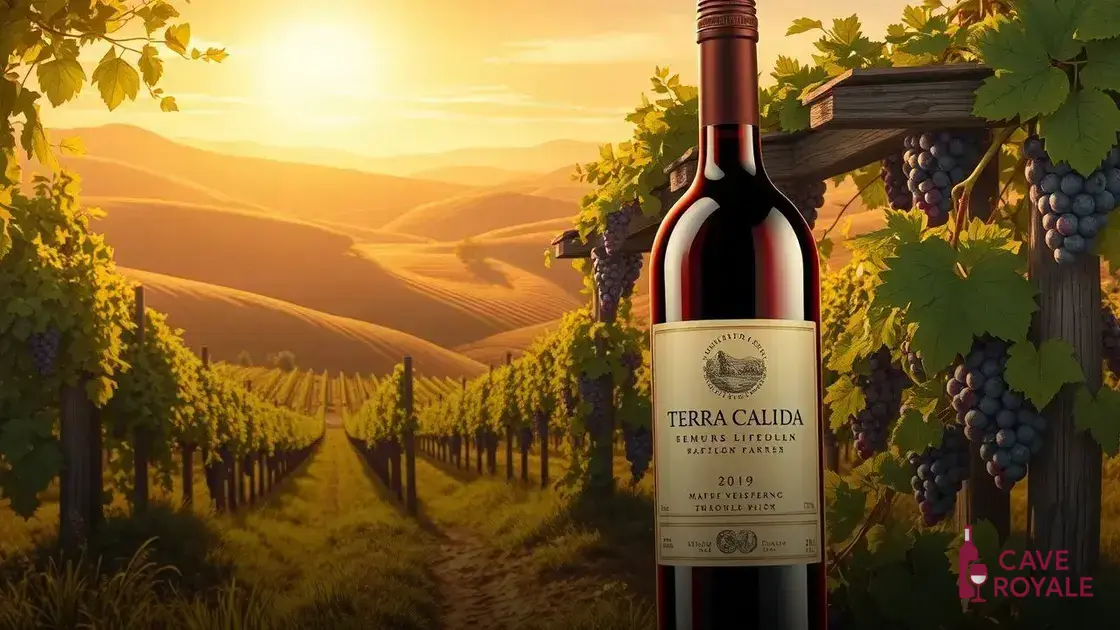 Vinho Tinto Espanhol Terra Calida