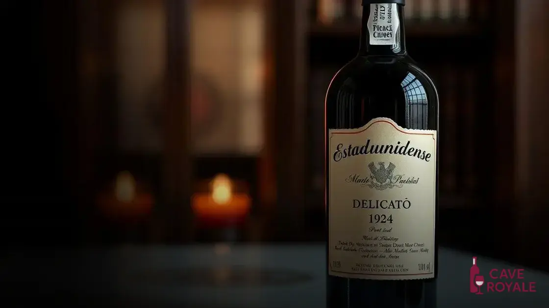 Vinho Tinto Estadunidense Delicato 1924 Port