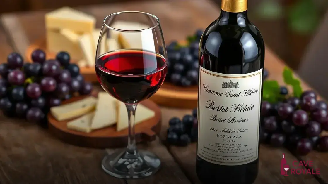 Vinho Tinto Francês Comtesse Saint Hilaire Bordeaux