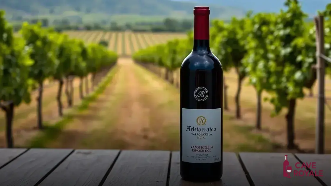 Vinho Tinto Italiano Aristocratico Valpolicella Ripasso D.O.C.