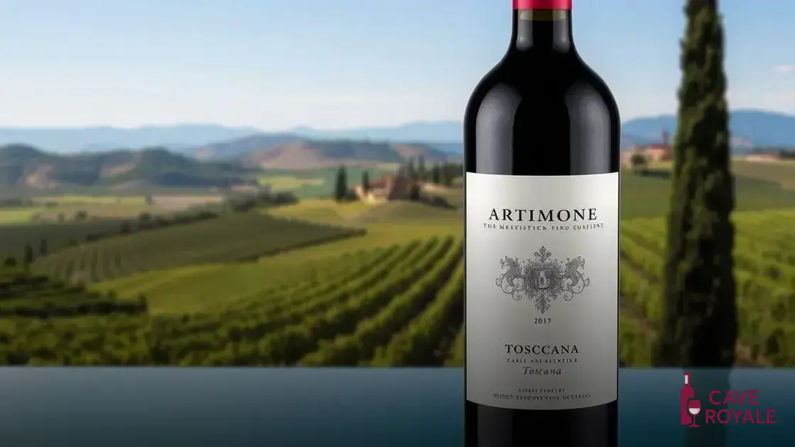 Vinho Tinto Italiano Artimone Toscana