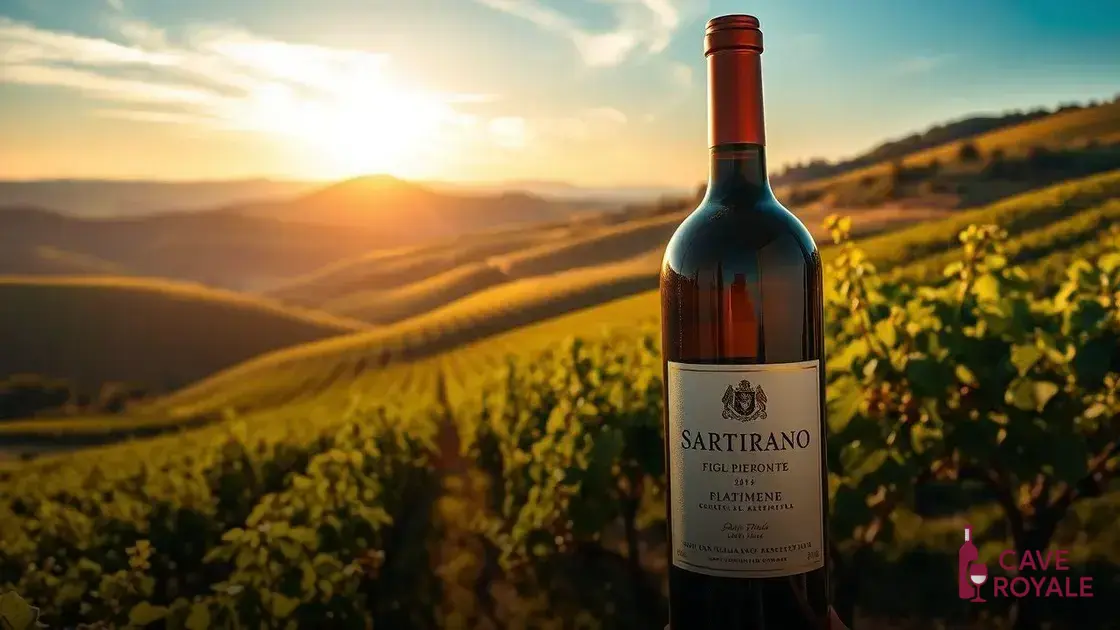 Vinho Tinto Italiano Sartirano Figli Piemonte
