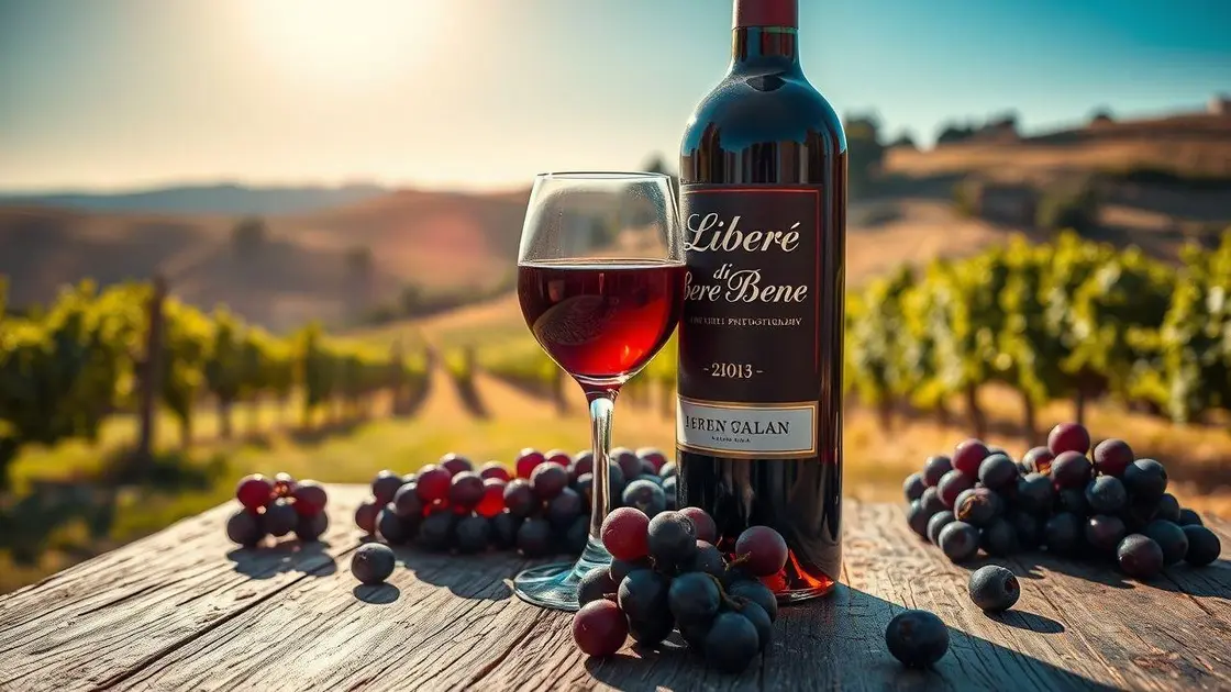 Vinho Tinto Libere di Bere Bene: Review Completo 2025